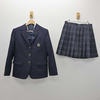 【中古】東京都 橘高等学校 女子制服 3点 (ブレザー・スカート) sf035827