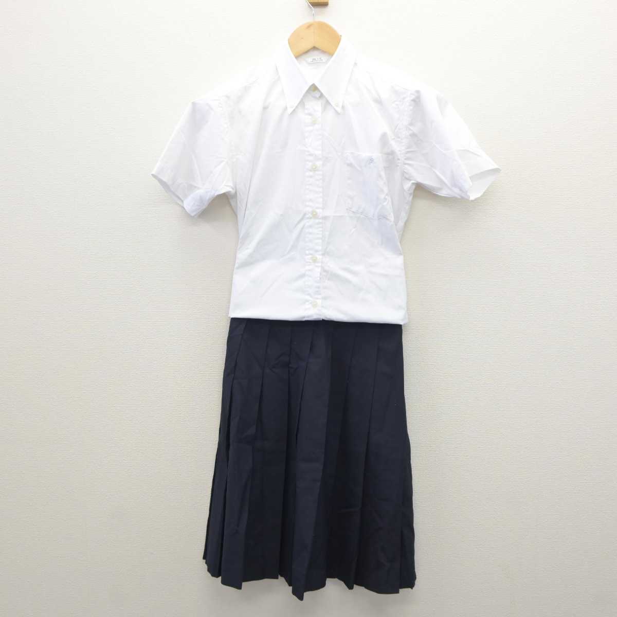 【中古】東京都 駿台学園高等学校 女子制服 3点 (シャツ・スカート) sf035836