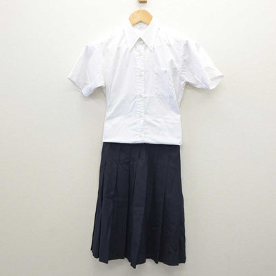 【中古】東京都 駿台学園高等学校 女子制服 3点 (シャツ・スカート) sf035836