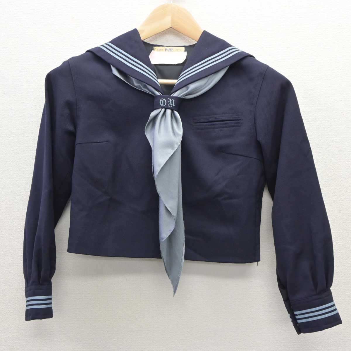 【中古】東京都 大妻中野中学校 女子制服 3点 (セーラー服・ジャンパースカート) sf035840