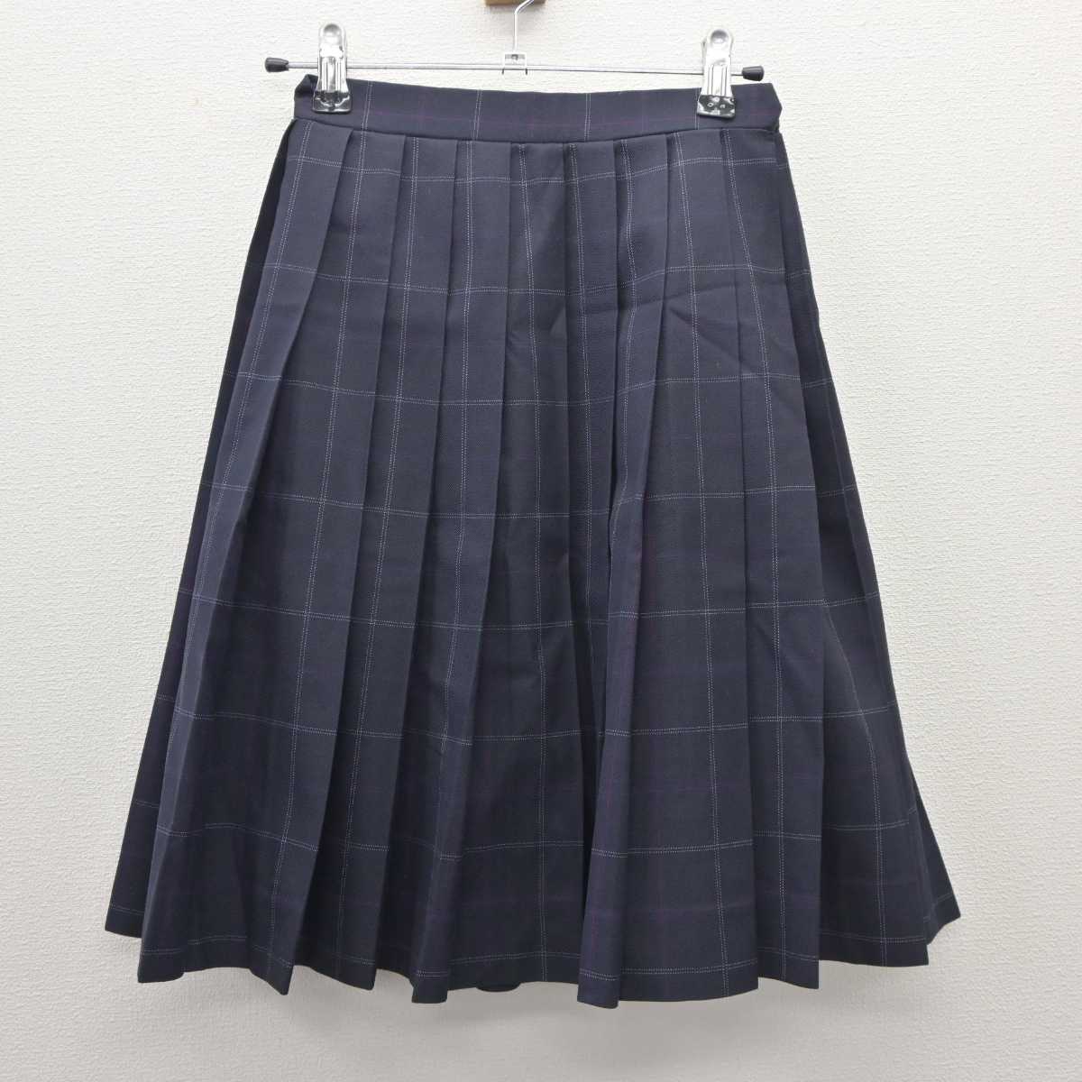 【中古】東京都 大妻中野高等学校 女子制服 3点 (ニット・シャツ・シャツ) sf035846