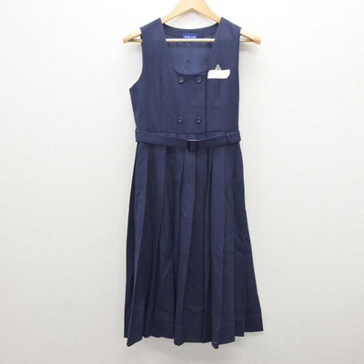 【中古】福岡県 諏訪中学校 女子制服 3点 (セーラー服・ジャンパースカート) sf035850