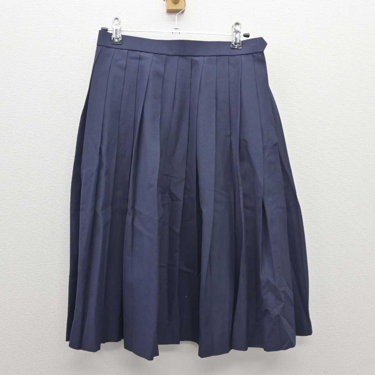 【中古】福岡県 明善高等学校 女子制服 3点 (・シャツ・スカート) sf035857