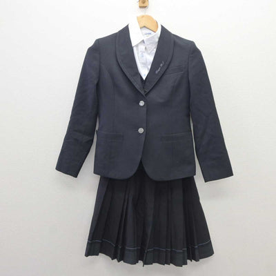 【中古】福岡県 光陵高等学校 女子制服 4点 (ブレザー・ニット・シャツ・スカート) sf035872