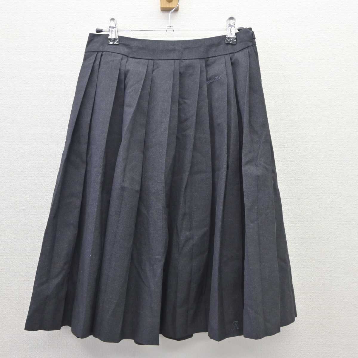 【中古】滋賀県 綾羽高等学校 女子制服 3点 (ニットベスト・ニットベスト・スカート) sf035877