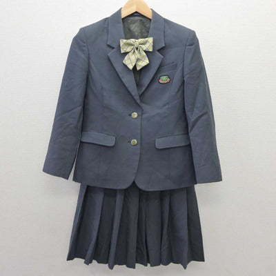 【中古】滋賀県  立命館守山高等学校 女子制服 4点 (ブレザー・スカート) sf035878