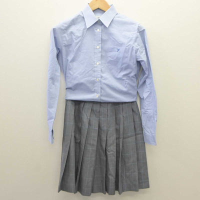 【中古】宮城県 名取高等学校 女子制服 3点 (シャツ・スカート) sf035882