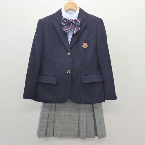 【中古制服】東京都 清新第二中学校 女子制服 4点（ブレザー