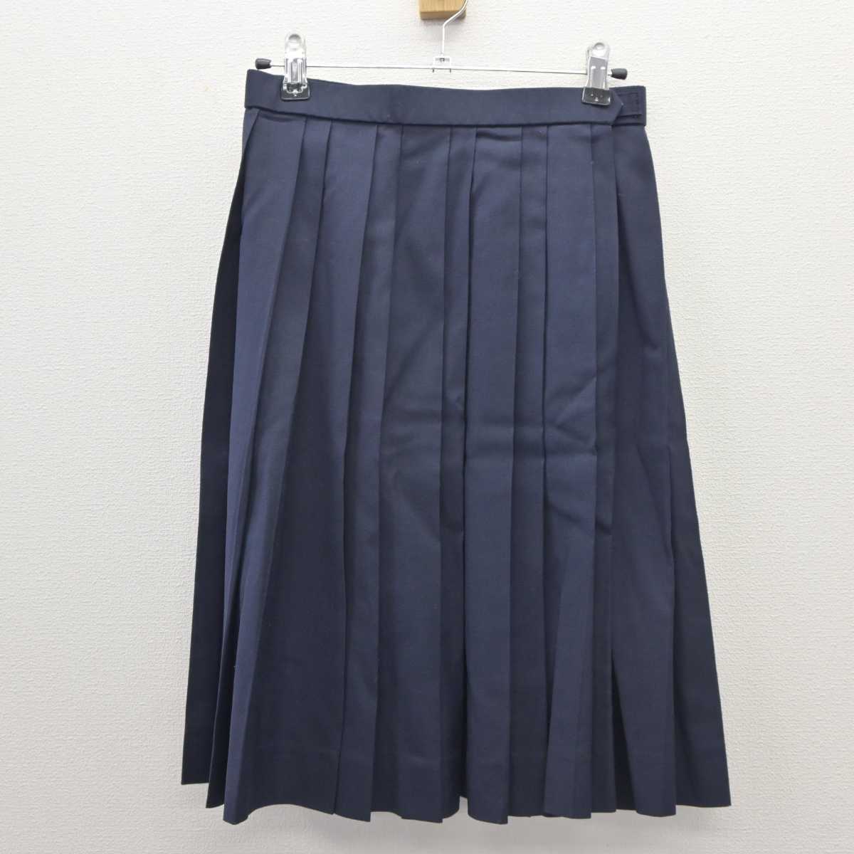 【中古】栃木県 佐野高等学校 女子制服 4点 (セーラー服・スカート) sf035888