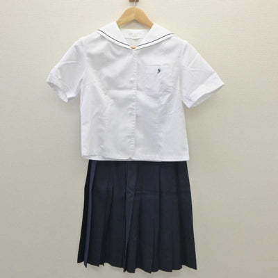 【中古】栃木県 佐野高等学校 女子制服 3点 (セーラー服・スカート) sf035889