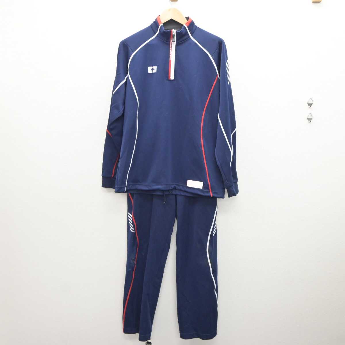 【中古】岩手県 盛岡工業高等学校 男子制服 2点 (ジャージ 上・ジャージ 下) sf035905