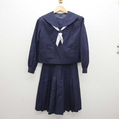 【中古】岩手県 盛岡工業高等学校 女子制服 3点 (セーラー服・スカート) sf035907