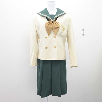 【中古】福島県 須賀川桐陽高等学校 女子制服 5点 (ブレザー・ニット・セーラー服・スカート) sf035917