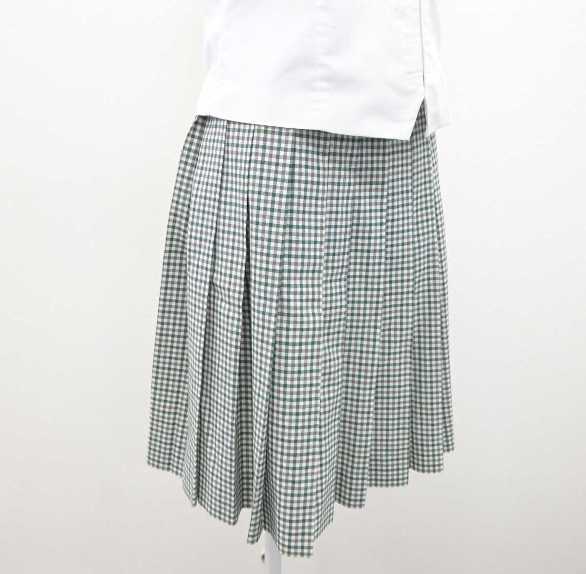 【中古】福島県 須賀川桐陽高等学校 女子制服 3点 (セーラー服・スカート) sf035919