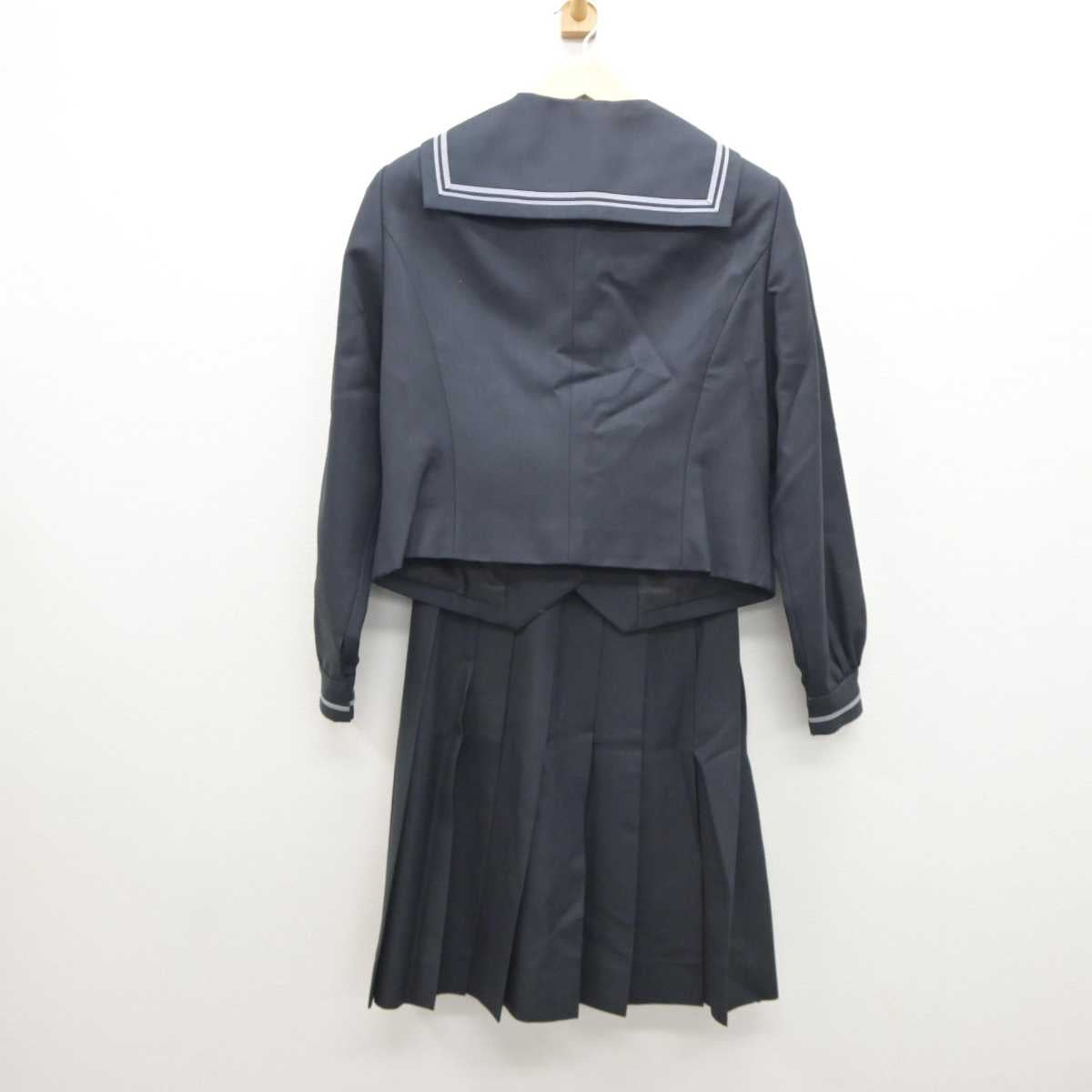 【中古】愛知県 名古屋女子大学高等学校 女子制服 2点 (セーラー服・スカート) sf035926