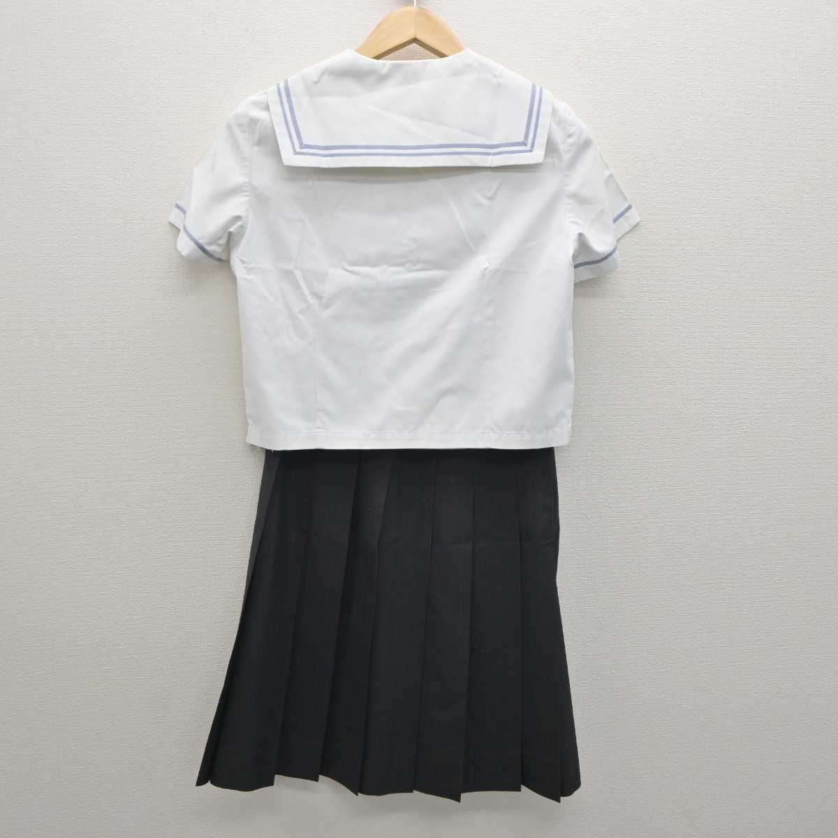 【中古】愛知県 名古屋女子大学高等学校 女子制服 2点 (セーラー服・スカート) sf035927