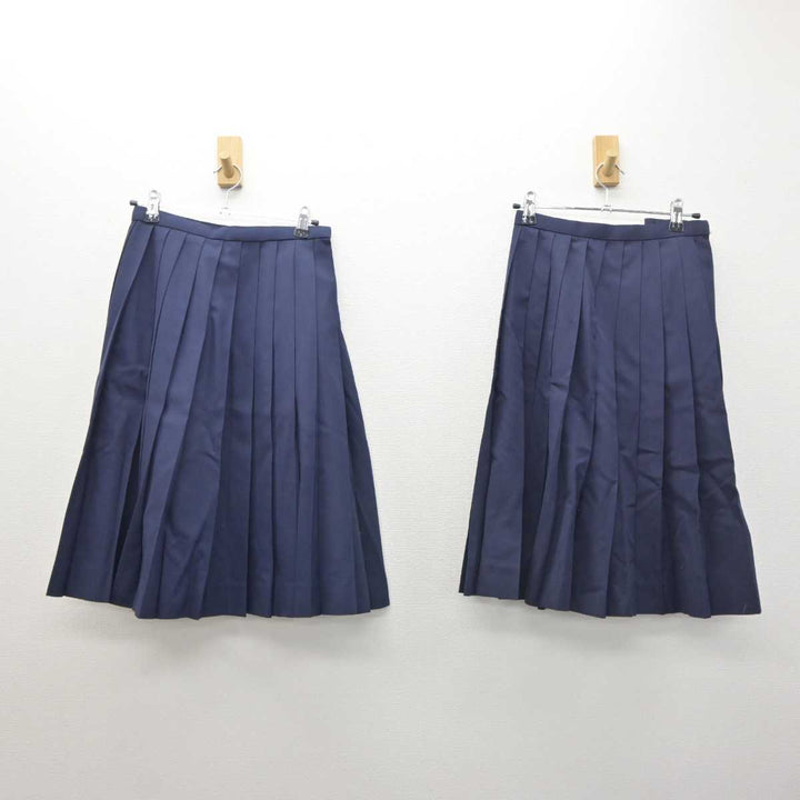 中古】秋田県 秋田東中学校 女子制服 4点 (セーラー服・スカート