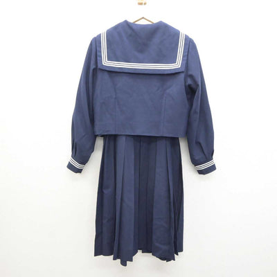 【中古】埼玉県 越谷中央中学校 女子制服 4点 (セーラー服・ジャンパースカート) sf035932