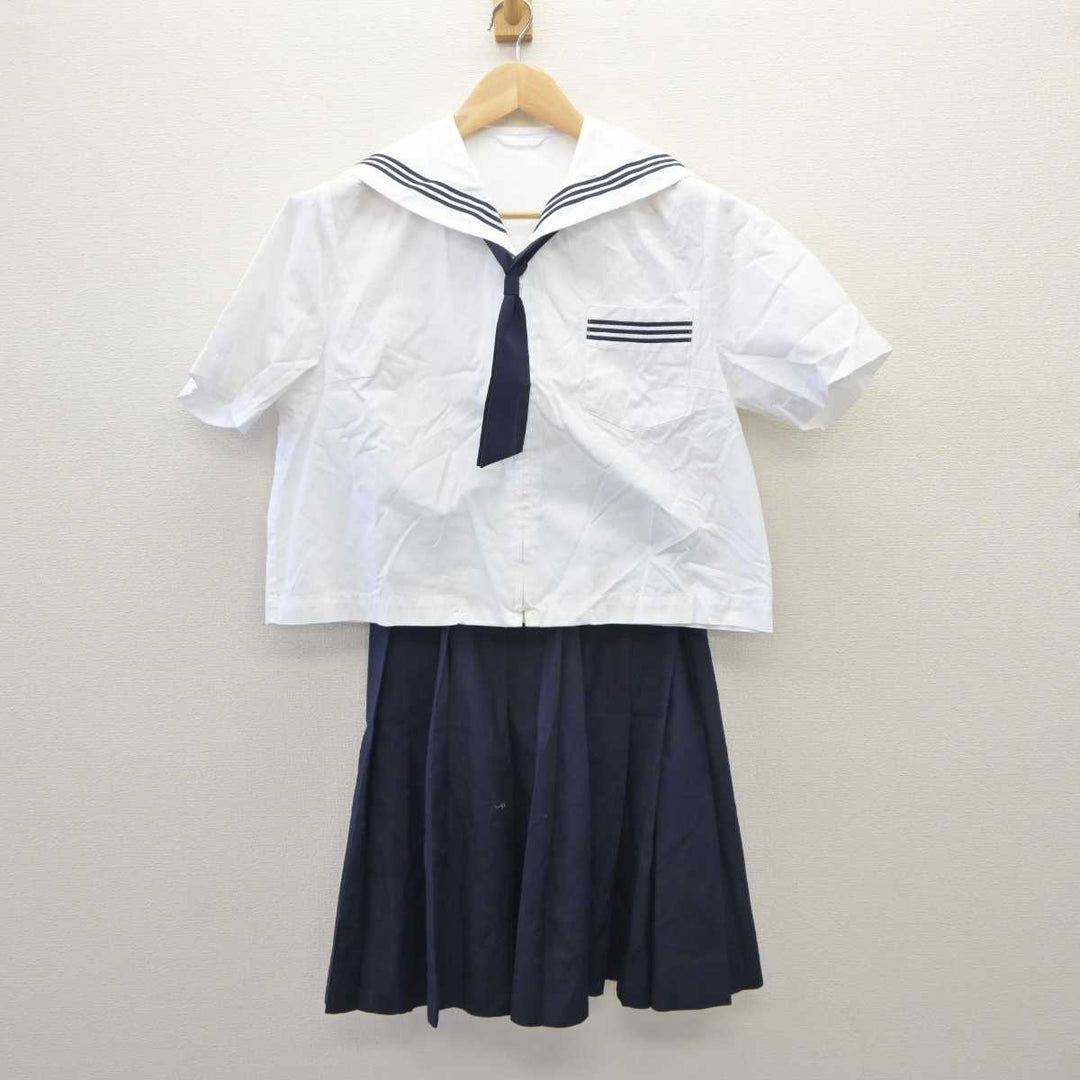 【中古】福島県 西郷村第一中学校 女子制服 5点 (セーラー服・スカート) sf035948 | 中古制服通販パレイド