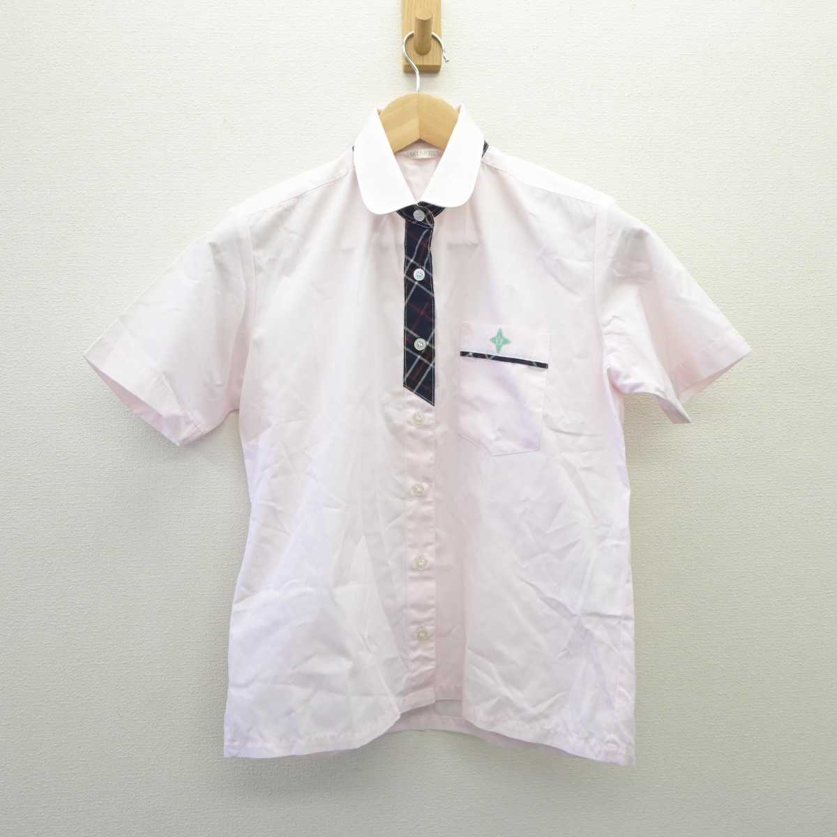 【中古】岐阜県 大垣日本大学高等学校 女子制服 2点 (シャツ・スカート) sf035950