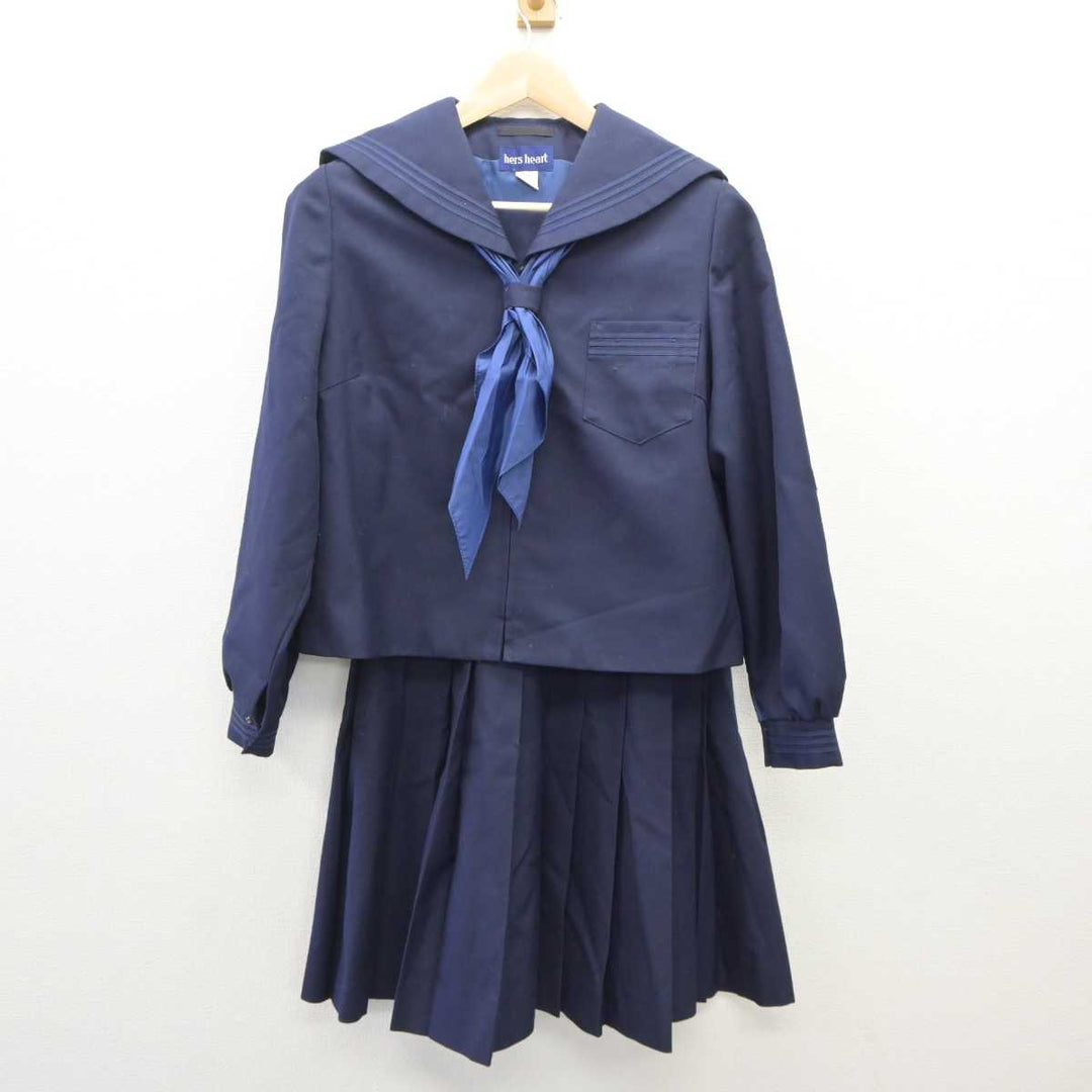 【中古】福島県 西郷第一中学校 女子制服 3点 (セーラー服・スカート) sf035959 | 中古制服通販パレイド