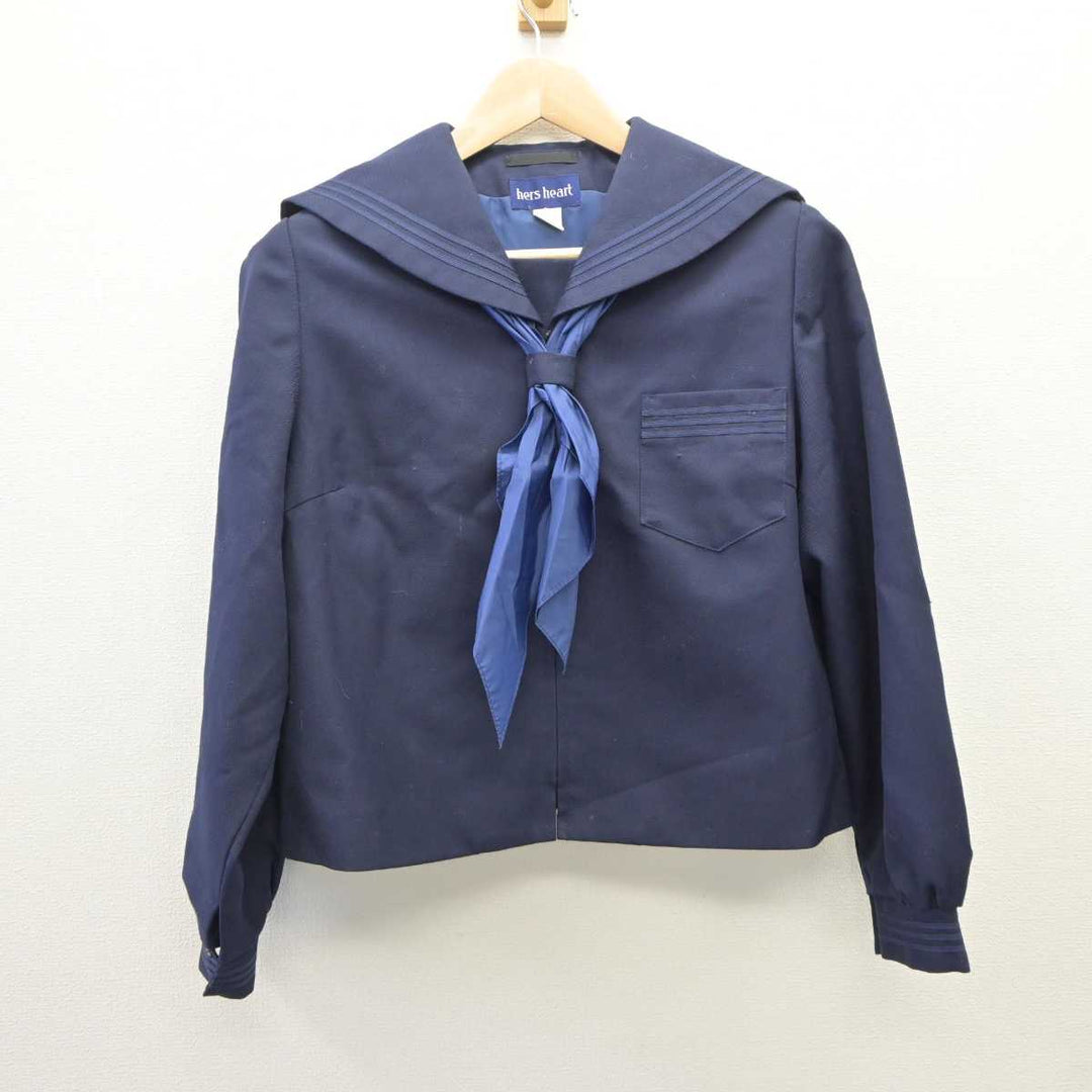 【中古】福島県 西郷第一中学校 女子制服 3点 (セーラー服・スカート) sf035959 | 中古制服通販パレイド