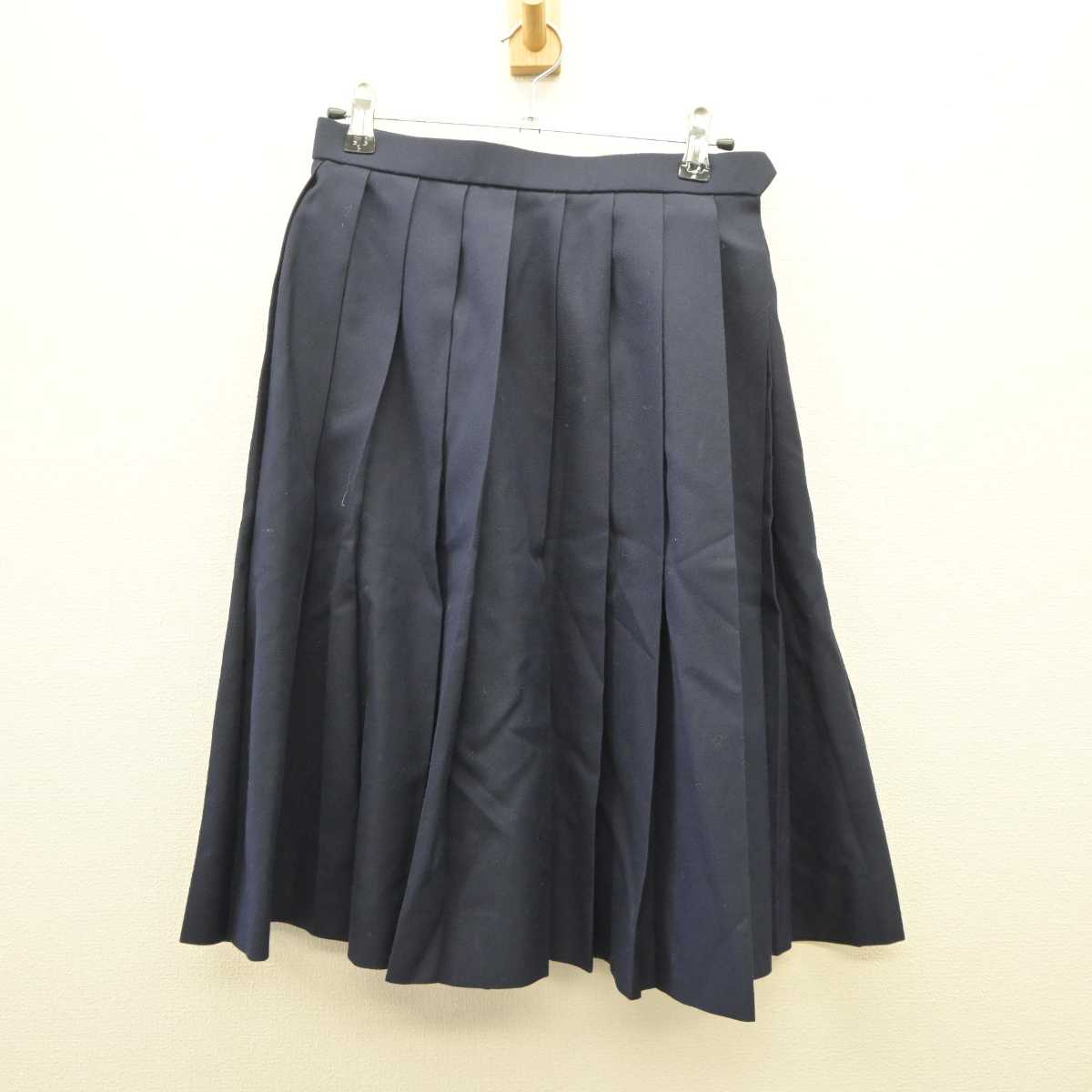 【中古】福島県 西郷第一中学校 女子制服 3点 (セーラー服・スカート) sf035959