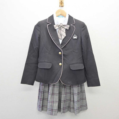 【中古】東京都 日本体育大学桜華高等学校 女子制服 5点 (ブレザー・ニット・シャツ・スカート) sf035962