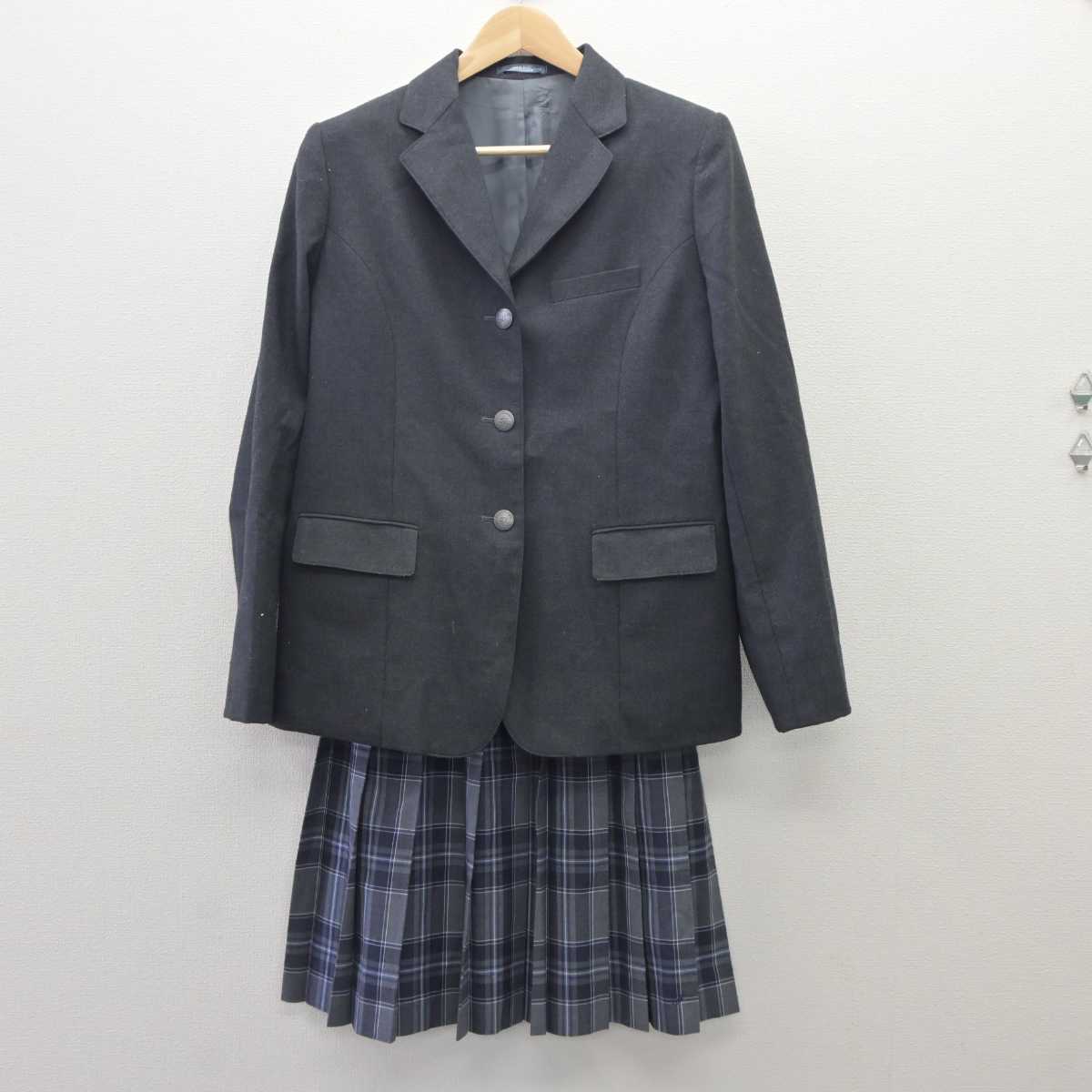 【中古】岐阜県 不破高等学校 女子制服 2点 (ブレザー・スカート) sf035983