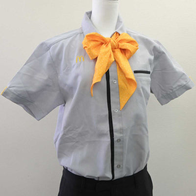 【中古】 マクドナルド 女子制服 4点 (ベスト・シャツ・ズボン) sf035999