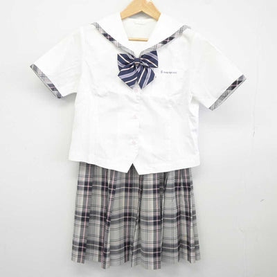 【中古】愛知県 栄徳高等学校 女子制服 4点 (シャツ・スカート) sf039881