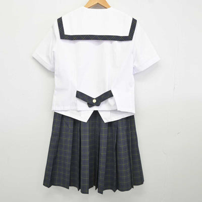 【中古】秋田県 城東中学校 女子制服 3点 (セーラー服・スカート) sf039889