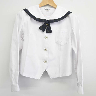 【中古】秋田県 城東中学校 女子制服 3点 (セーラー服・スカート) sf039889