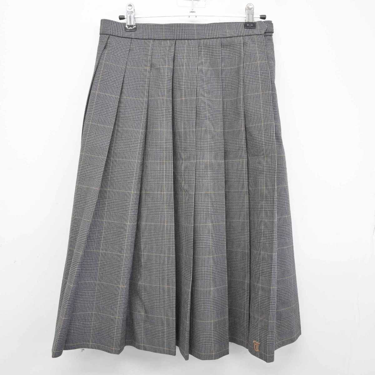 【中古】京都府 鳥羽高等学校 女子制服 4点 (ブレザー・シャツ・スカート) sf039892