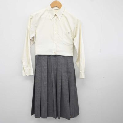 【中古】京都府 鳥羽高等学校 女子制服 2点 (シャツ・スカート) sf039893