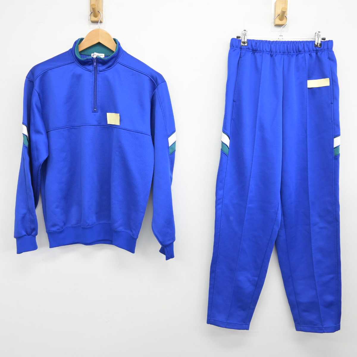 【中古】京都府 八条中学校 男子制服 2点 (ジャージ 上・ジャージ 下) sf039908