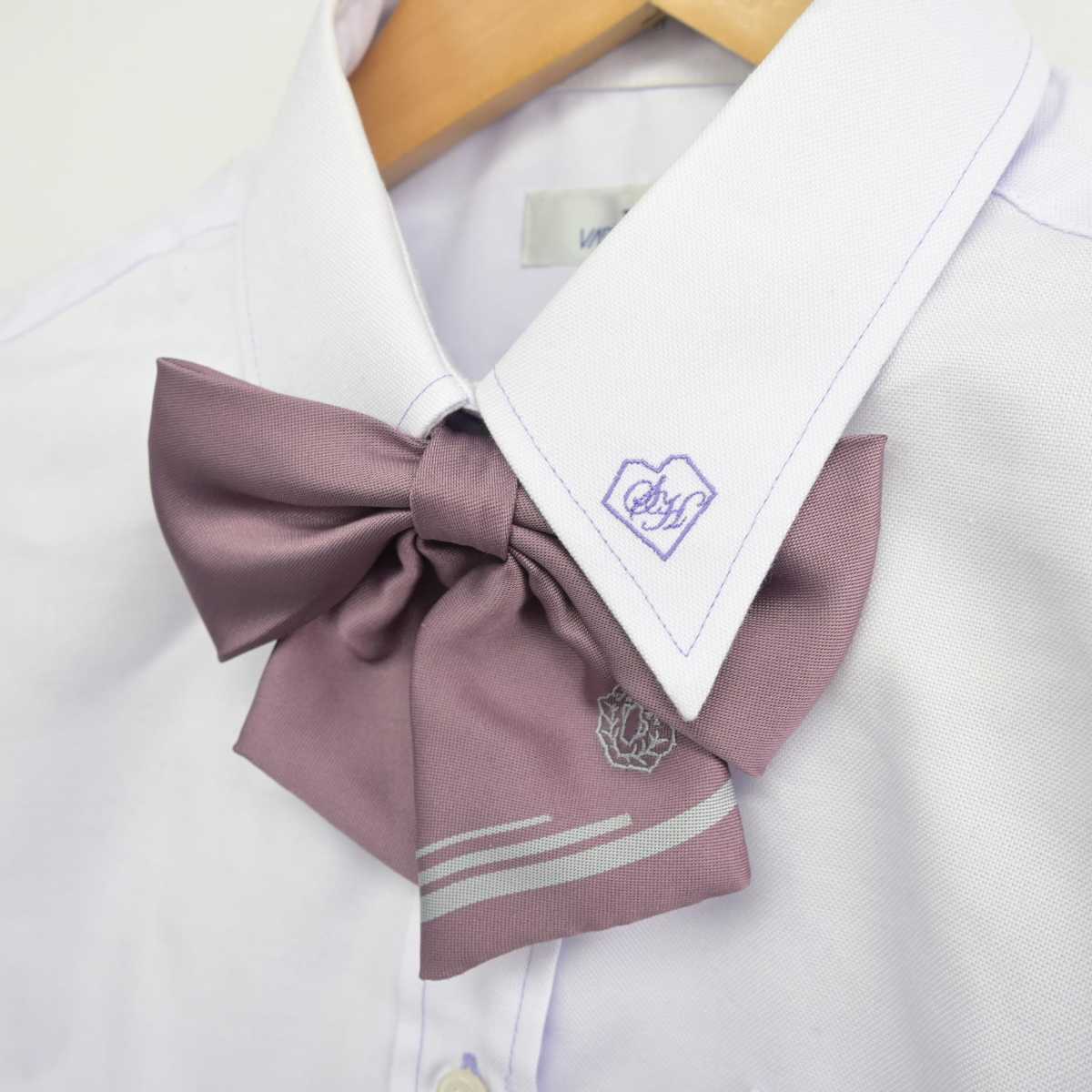 【中古】大阪府 宣真高等学校 女子制服 4点 (ブレザー・シャツ) sf039920