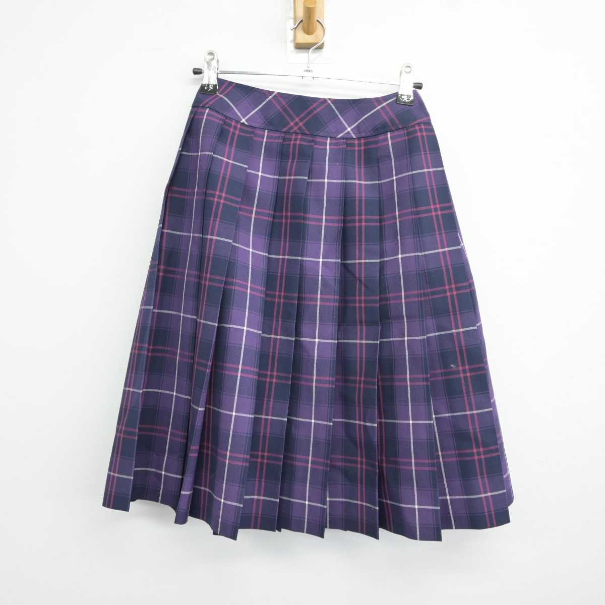 【中古】大阪府 宣真高等学校 女子制服 2点 (シャツ・スカート) sf039921