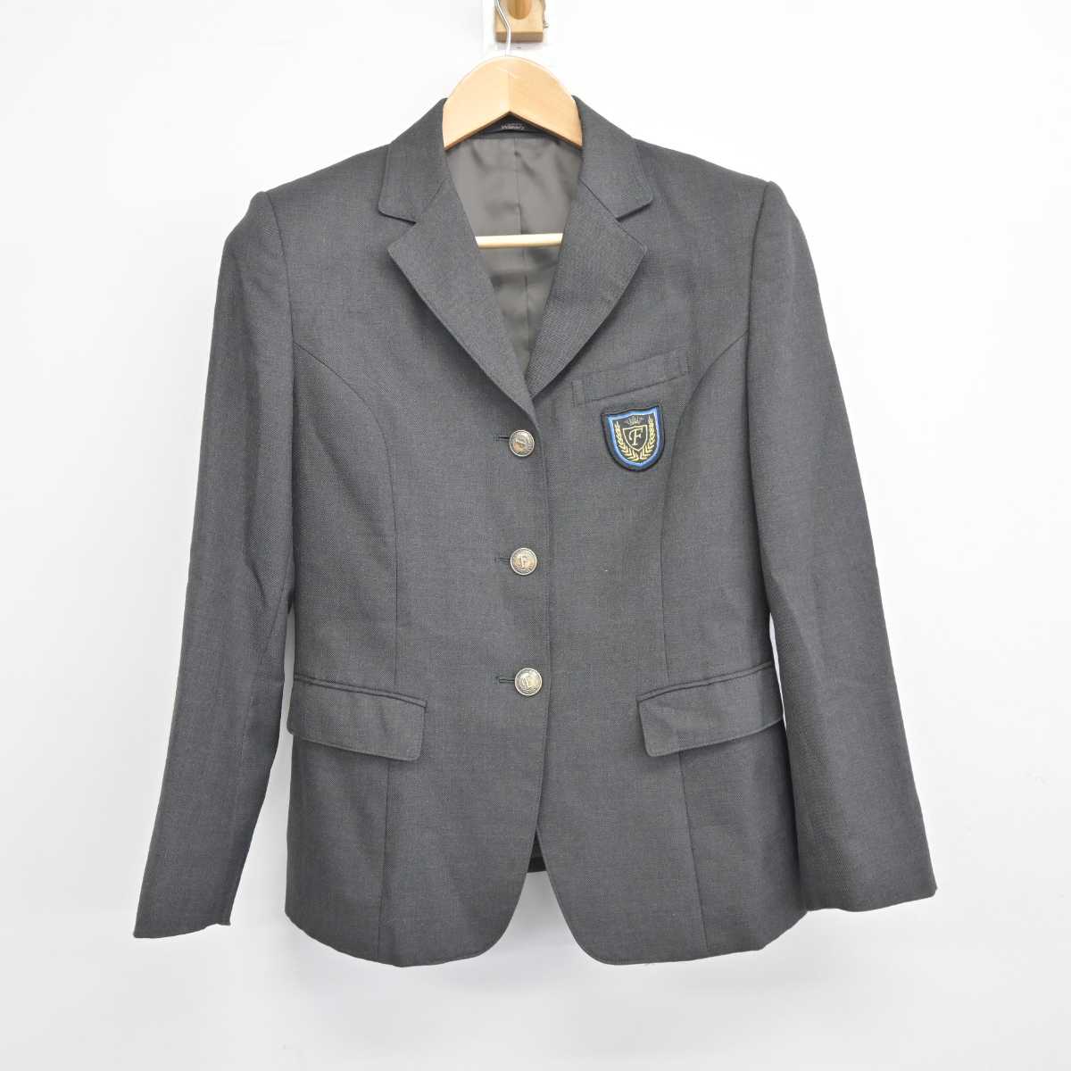 【中古】岩手県 一関市立藤沢中学校 女子制服 3点 (ブレザー・スカート) sf039931