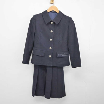 【中古】岩手県 一関第二高等学校 女子制服 3点 (ブレザー・スカート) sf039934