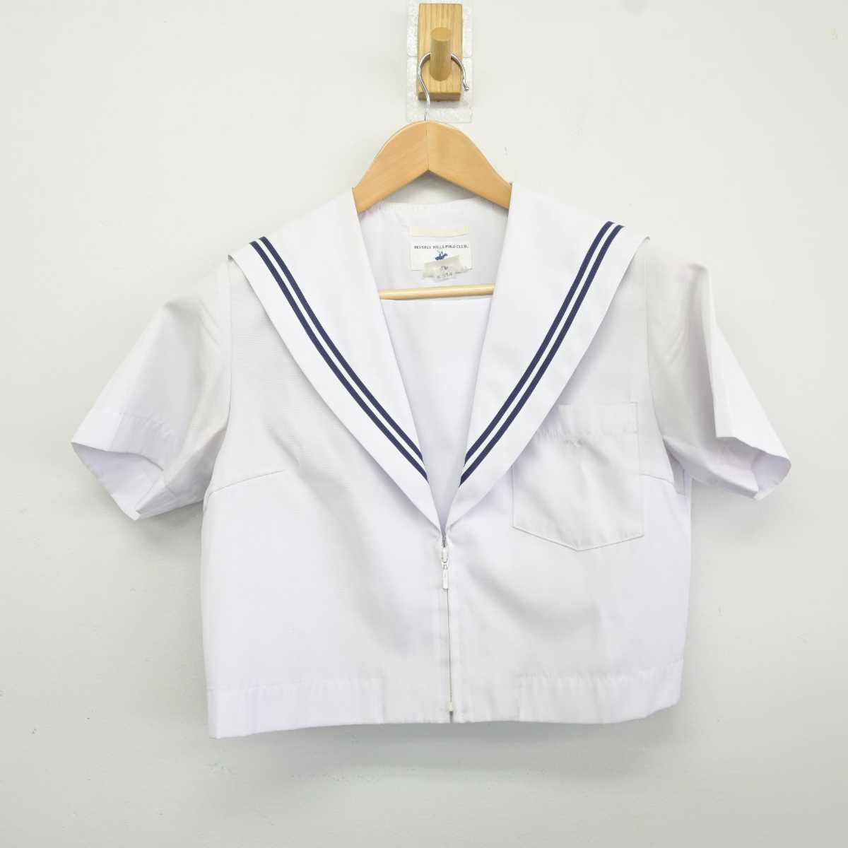 【中古】愛知県 北陵中学校 女子制服 2点 (セーラー服・スカート) sf039940