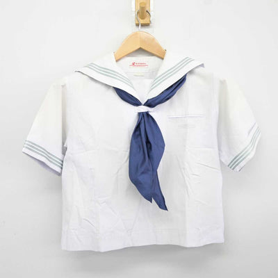 【中古】京都府 京都女子中学校 女子制服 3点 (セーラー服・スカート) sf039956