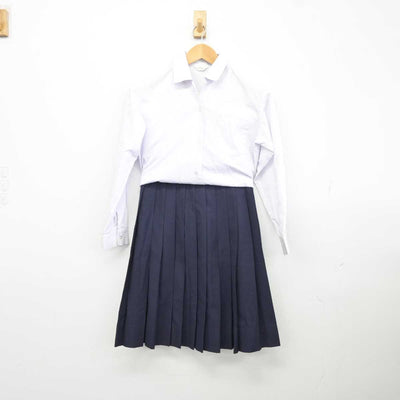 【中古】三重県 千代崎中学校 女子制服 3点 (シャツ・スカート・スカート) sf039971