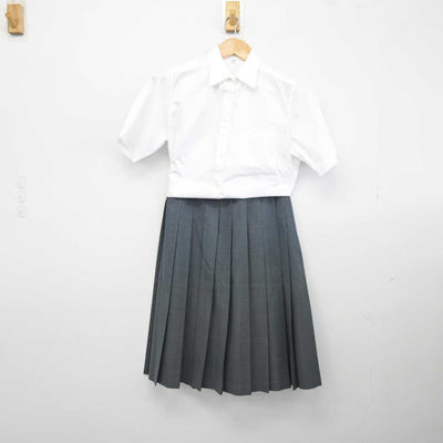 【中古】千葉県 柏井高等学校 女子制服 3点 (シャツ・ニットベスト・スカート) sf039976