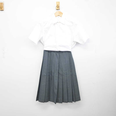 【中古】千葉県 柏井高等学校 女子制服 3点 (シャツ・ニットベスト・スカート) sf039977