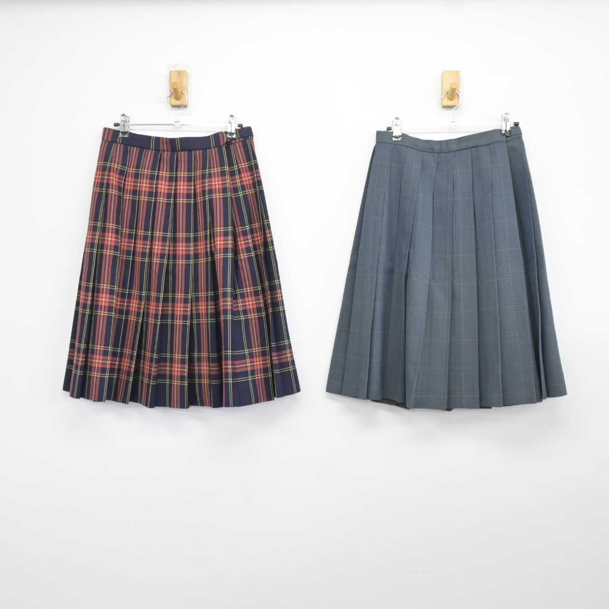 【中古】千葉県 柏井高等学校 女子制服 2点 (スカート) sf039979