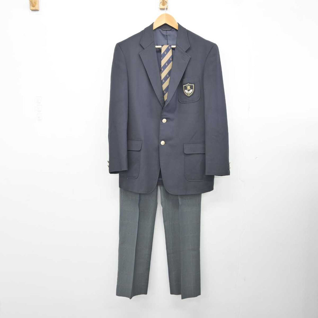 中古】千葉県 柏井高等学校 男子制服 3点 (ブレザー・ズボン) sf039980 | 中古制服通販パレイド