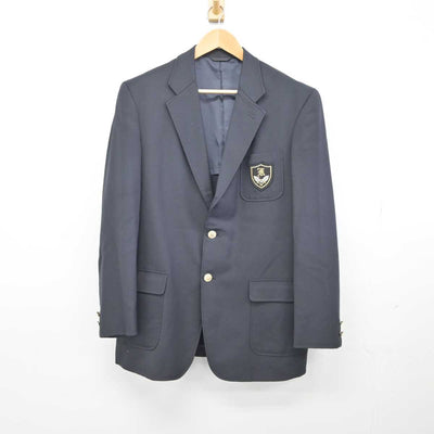 【中古】千葉県 柏井高等学校 男子制服 3点 (ブレザー・ズボン) sf039980