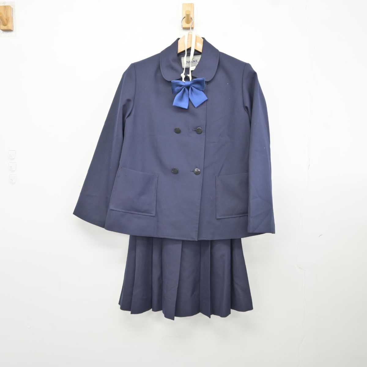 【中古】岡山県 吉備中学校 女子制服 5点 (ブレザー・スカート) sf039982