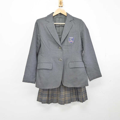 【中古】東京都 鷗友学園女子中学高等学校 女子制服 4点 (ブレザー・ニット・スカート) sf039986